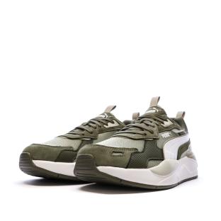 Baskets Blanches/Kaki Femme Puma X-ray 3 S vue 6