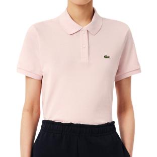 Polo Rose Clair Femme Lacoste Regular Fit vue 0