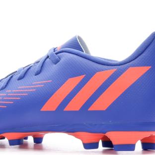 Chaussures de football Bleu Garçon Adidas Predator Edge.4 Fxg J vue 7