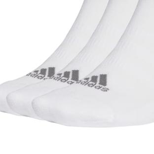 Lote de tres pares de calcetines blancos para hombre Adidas Cushion ver 0