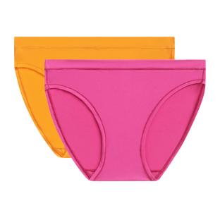 Duo de Culottes Orange/Rose Femme Dim Oh My Dim pas cher