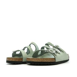 Sandales Vertes Femme Birkenstock Florida vue 5