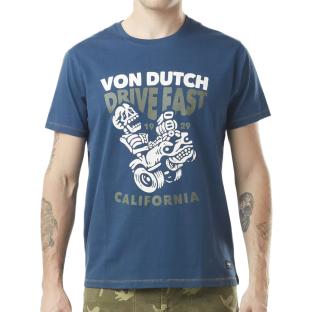 T-shirt Marine Homme Von Dutch Drive pas cher