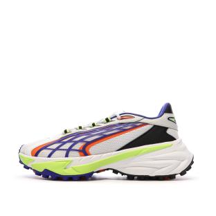 Baskets Blanches/Bleu/Orange Homme Puma Spirex pas cher