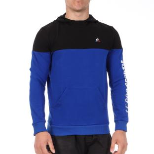 Sweat Bleu/Noir Homme Le Coq Sportif Hoody vue 0