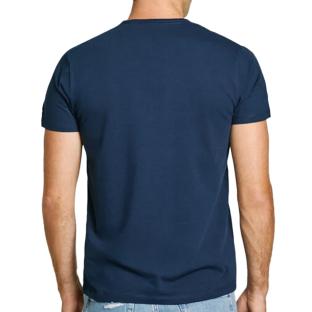 T-shirt Marine Homme Pepe Jeans Original Basic 508212 vue 2