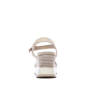 Sandales à Talon Beige Femme XTI 143857 vue 3