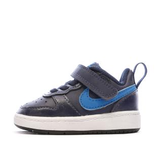 Baskets Bleu Garçon Nike Court Borough Low 2 pas cher