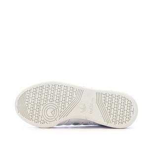 Baskets Blanc/Vert Femme Adidas Continental 80 Stripes vue 0