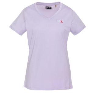 T-Shirt Mauve Femme Schott TSBRODEDW vue 0
