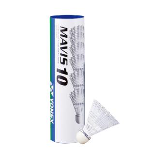 Volant plastique de badminton MAVIS 10 Blanc vue 0