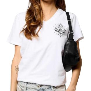 T-Shirt Blanc Femme Kaporal VALM pas cher