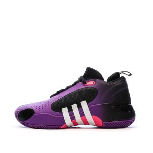 Chaussures de Basketball Violette Homme Adidas Issue 5 pas cher