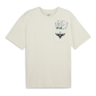 T-Shirt Beige Homme Puma Melo vue 0