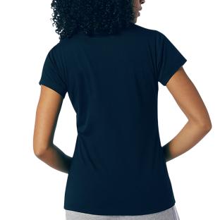T-shirt Marine Femme New Balance 690960 vue 2