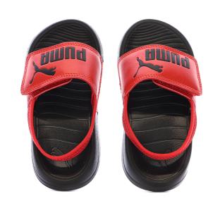 Sandales Noire/Rouge Enfant Puma Popcat 20 vue 3