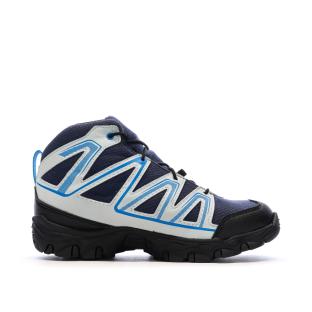 Chaussures de randonnées Noires/Blanches/Bleu Homme Salomon Skookie vue 0