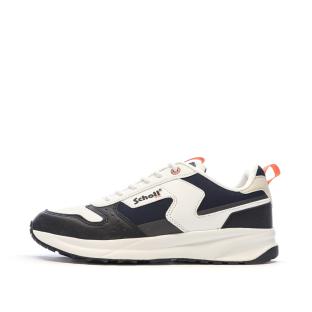 Baskets Blanches/Noires Homme Schott Maki pas cher