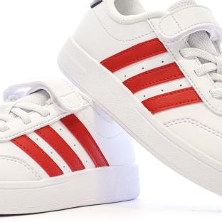 Baskets Blanc/Rouge Garçon Adidas Breaknet 2.0 vue 7