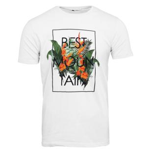 T-shirt Blanc Homme Best Mountain 1015 pas cher