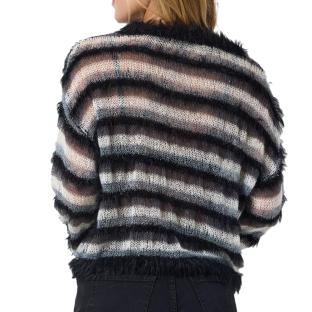 Pull en Maille Noir Femme Noisy May Morgan vue 2