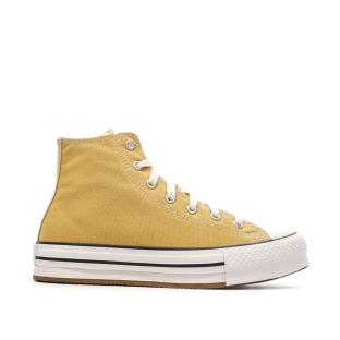 Baskets Jaunes Garçon/Fille Converse Chuck Taylor All Star Eva vue 2