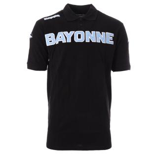 Polo Noir/Turquoise Homme Kappa Eroi pas cher