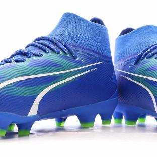 Chaussures football Bleu Roi Garçon Puma Ultra Pro vue 7
