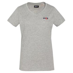 T-Shirt Gris Femme Schott TSBRODEDW vue 0