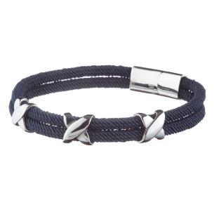 Bracelet Noir Geographical Norway Corde 3 Motifs pas cher