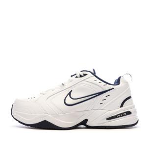 Baskets Blanche/Marine Homme Nike Air Monarch pas cher