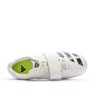 Chaussures d'Athlétisme Blanches Homme Adidas Jumpstar vue 4