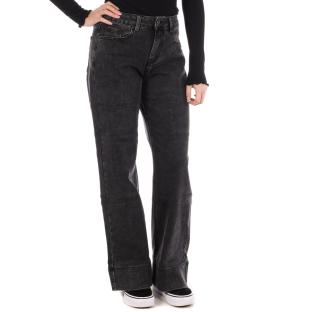 Jean Loose Gris Clair Femme Monday Premium 646G pas cher