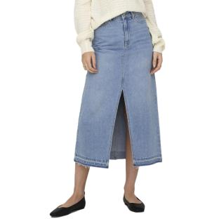 Jupe Longue Bleu Femme JDY Bella pas cher