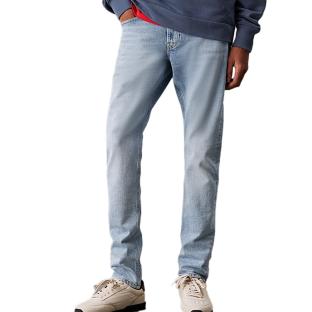 Jean Slim Taper Bleu Clair Homme Calvin Klein Jeans pas cher