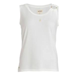 Débardeur Blanc Femme Happy & Co Anneau vue 0