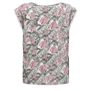 T-Shirt Vert/Beige Femme Only Selina vue 2