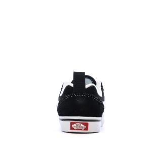 Baskets Noir/Blanc Enfant Vans Knu Skool Elastic vue 3