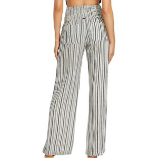 Pantalon Ecru/Noir Femme Billabong New Waves 2 vue 0