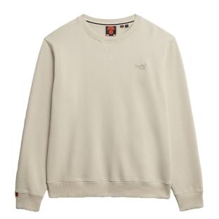 Pull Beige Homme Superdry Essential Logo Crew vue 2