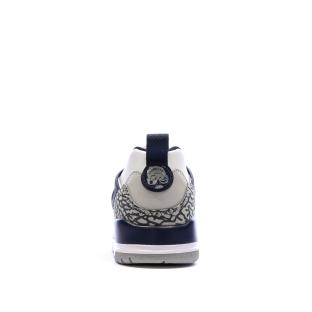 Baskets Blanc/Marine Homme Nike Jordan Spizike Low vue 3