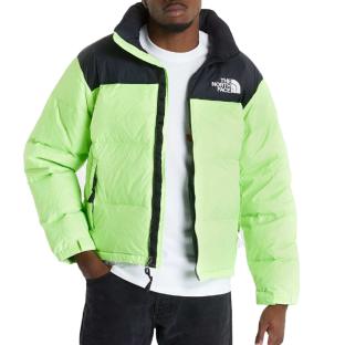Doudoune Jaune/Noir Homme The North Face Retro Nuptse pas cher