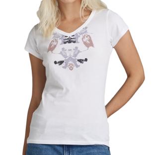 T-shirt Blanc Femme G-Star Raw Look Book pas cher
