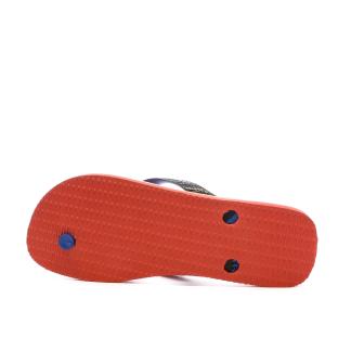 Tongs Rouge Homme Havaianas Brasil Mix vue 2