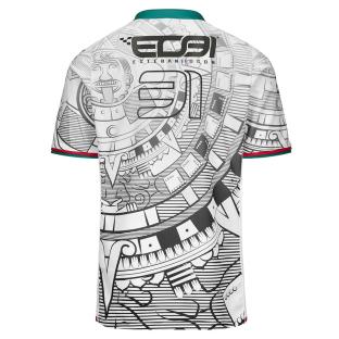 Maillot Kombat Blanc Homme Ocon BWT Kappa Alpine F1 Team 2024 vue 2