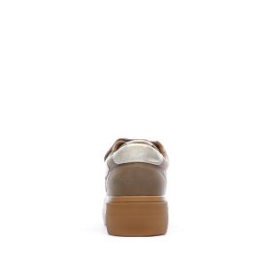 Baskets Beige Kaporal Clovia Leopard vue 0