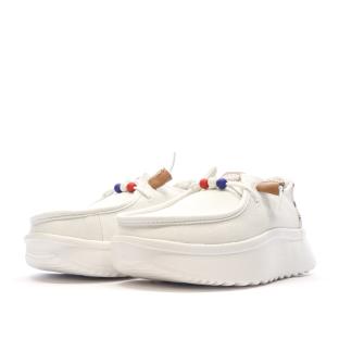 Chaussures Blanches Femme Hey Dude Wally Sport Mesh vue 6