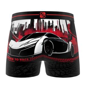 Boxer Noir/Rouge Homme Freegun Voiture vue 0