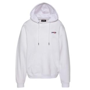 Sweat Blanc Femme Schott SWHBRODEDW vue 0