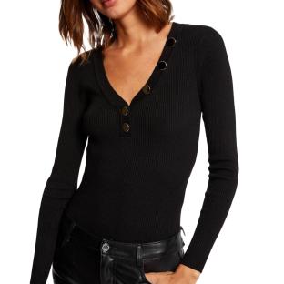 Pull Noir Femme Morgan BANBI pas cher